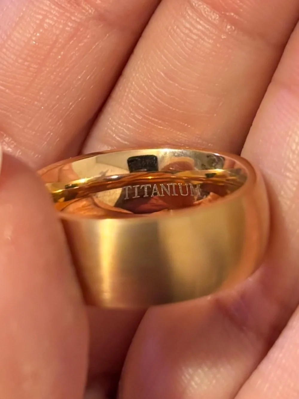 Men’s titanium rings